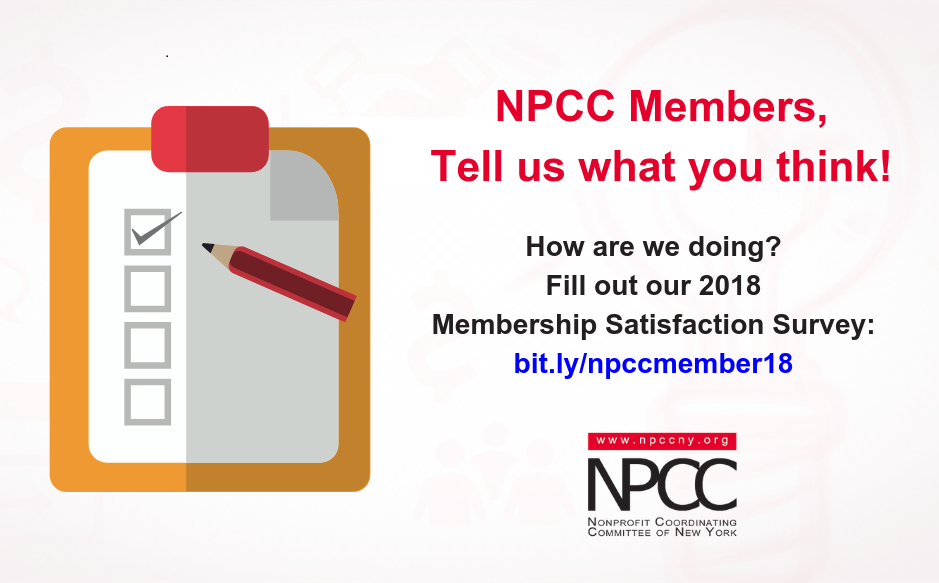 Tell Us What You Think! 2018 Membership Satisfaction Survey